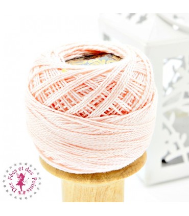 Coton Perlé DMC N°8 - Rose 819