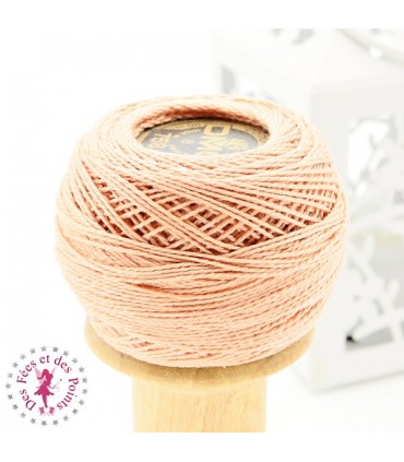 Coton Perlé DMC N° 8 - Rose 758