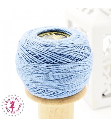 Coton Perlé DMC N° 8 - Bleu 334