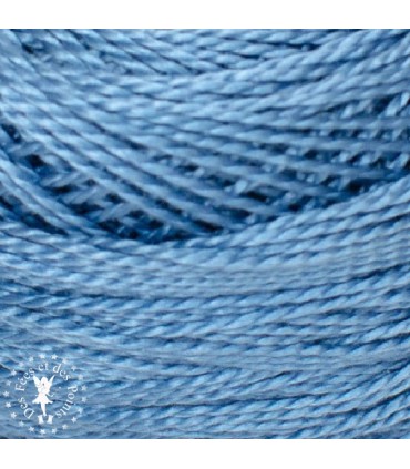 Coton Perlé DMC N° 8 - Bleu 334