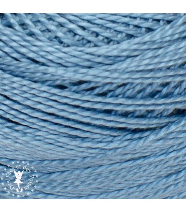 Coton Perlé DMC N° 8 - Bleu 813