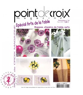 Point de Croix Magazine - Thématique No 43 - Art de la table - Mars 2010