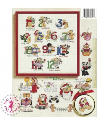 Livret American School of Needlework No 3690 - 50 Christmas Bears