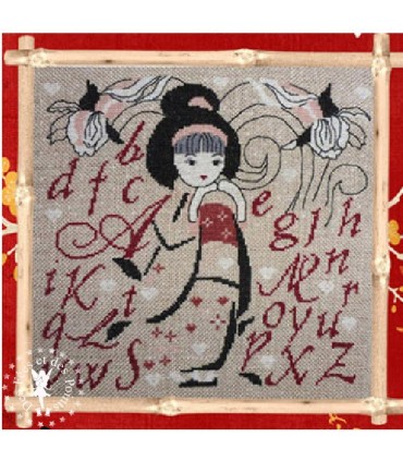 Kokeshi Petite Fleur - Isabelle Haccourt Vautier