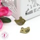 Charm / Pendentif "Birdy" - Bronze antique
