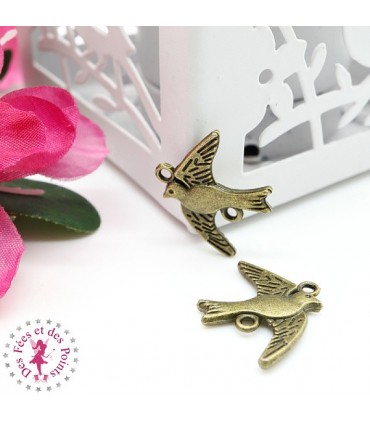 Charm / Pendentif "Hirondelle"