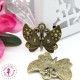 Charm / Pendentif "Papillon fleuri"