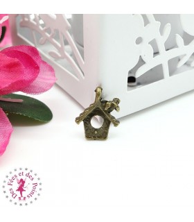 Charm / Pendentif "Nichoir au Piaf"