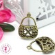 Charm / Pendentif "Sac Fleuri"