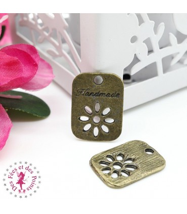 Charm / Pendentif "Handmade Flower" Moyen