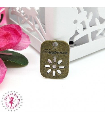 Charm / Pendentif "Handmade Flower" Moyen