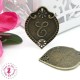 Charm / Pendentif "Médaillon Lettre E"