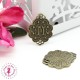 Charm / Pendentif "Médaillon Lettre M"