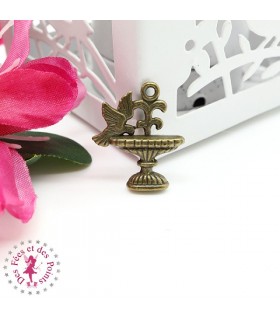 Charm / Pendentif "Fontaine à l'oiseau"