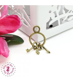 Charm / Pendentif "Les Trois Clés"