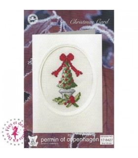 Kit Permin of Copenhagen/DMC - Christmas Card Sapin