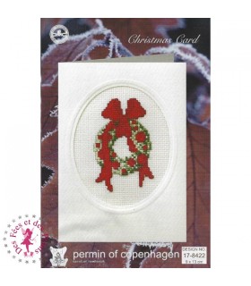 Kit Permin of Copenhagen/DMC - Christmas Card Couronne