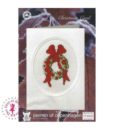 Kit Permin of Copenhagen/DMC - Christmas Card Couronne