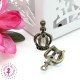 Charm / Pendentif "Couronne filigrane"