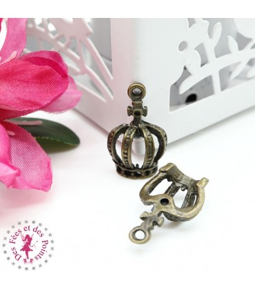 Charm / Pendentif "Couronne filigrane"