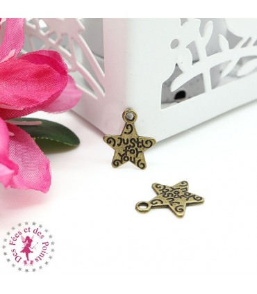Charm / Pendentif "Etoile Just for You"