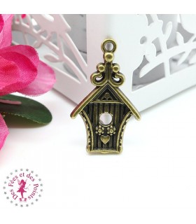 Charm / Pendentif "Nichoir Country"