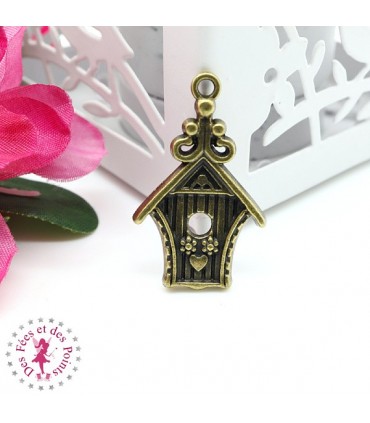Charm / Pendentif "Nichoir Country"