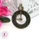 Charm / Pendentif "Il est 9 heures"