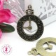 Charm / Pendentif "Il est 9 heures"