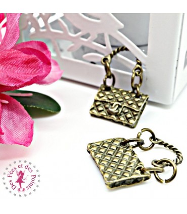 Charm / Pendentif "Sac Style Channel"