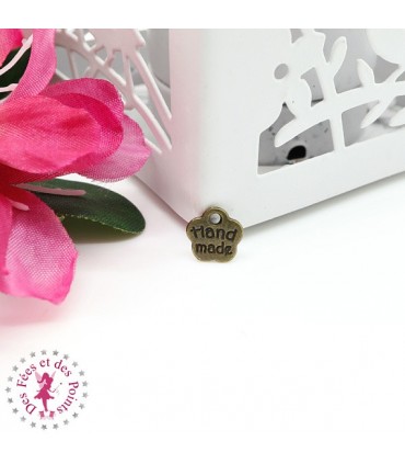 Charm / Pendentif "Handmade Fleurette"