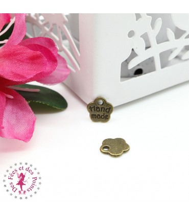 Charm / Pendentif "Handmade Fleurette"