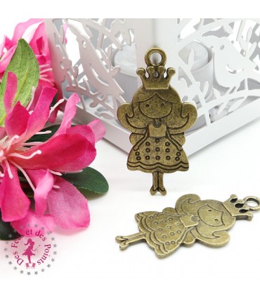Charm / Pendentif "Jolie Princesse"