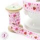 Elastique ruban - Fraises - 15 mm