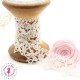 Dentelle Fleurie ancienne au fuseaux - Bordure - 2.5 cm
