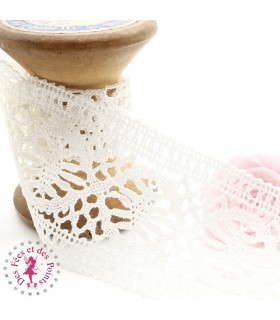 Dentelle Marguerite ancienne - Entre-deux - 5.5 cm