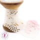 Dentelle ancienne avec motifs ovales - Bordure - 4 cm