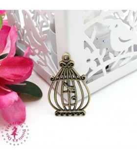 Charm / Pendentif "Cage à Piaf"