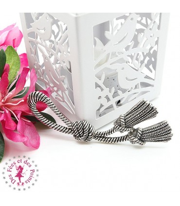 Charm / Pendentif "Grand Noeud & Pompon"