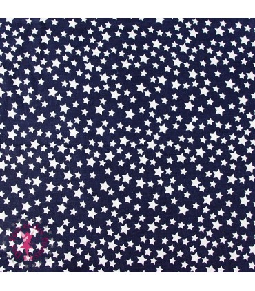 Coupons "Nuit étoilée" - Coton - 50 x 50 cm - 7 pièces - Etoiles