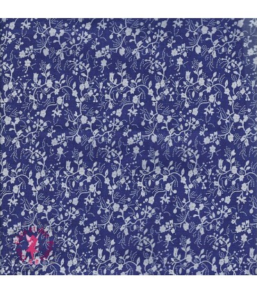 Coupons "Nuit étoilée" - Coton - 50 x 50 cm - 7 pièces - Fleurs