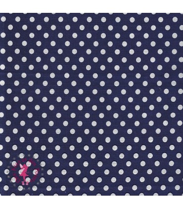 Coupons "Nuit étoilée" - Coton - 50 x 50 cm - 7 pièces - Pois
