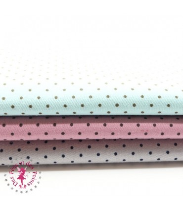 Coupons "Menthe à l'eau" - Coton - 50 x 50 cm - 3 pièces