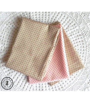 Coupons "Macarons" - Coton - 50 x 50 cm - 3 pièces