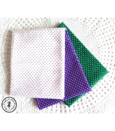 Coupon "Flashy" - Coton - 45 x 45 cm - 3 pièces