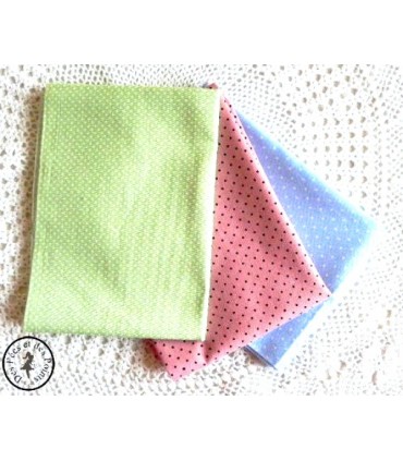 Coupons "Sweetie" - Coton - 45 x 45 cm - 3 pièces