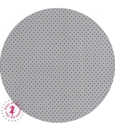 Coupons "Menthe à l'eau" - Coton - 50 x 50 cm - 3 pièces - Gris