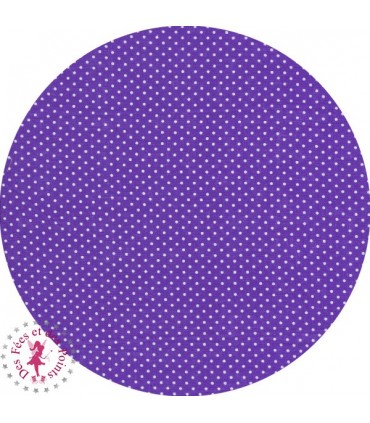 Coupon "Flashy" - Coton - 45 x 45 cm - 3 pièces - Violet