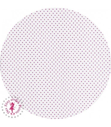 Coupon "Flashy" - Coton - 45 x 45 cm - 3 pièces - Blanc