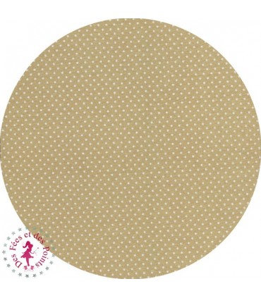 Coupons "Dauville" - Coton - 45 x 45 cm - 3 pièces - Beige